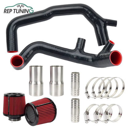 BMW E92 2.5" Cold Air Intake Hose Kit for N54 BMW E90 E93 E60 E82 E89 135I 335I 535I Z4 Silicone Intake Pipe with Air Filter