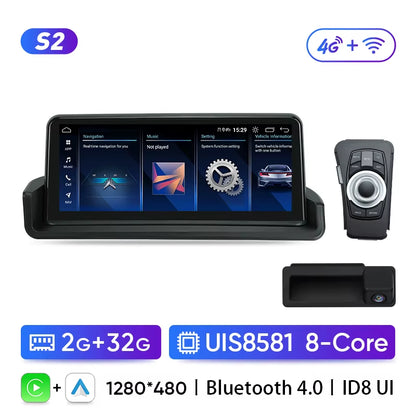 Car Radio for BMW 3 Series E90 E91 E92 2005 2006 2007 2008 2009 2010 2011 Multimedia Player Wireless Carplay Android Auto