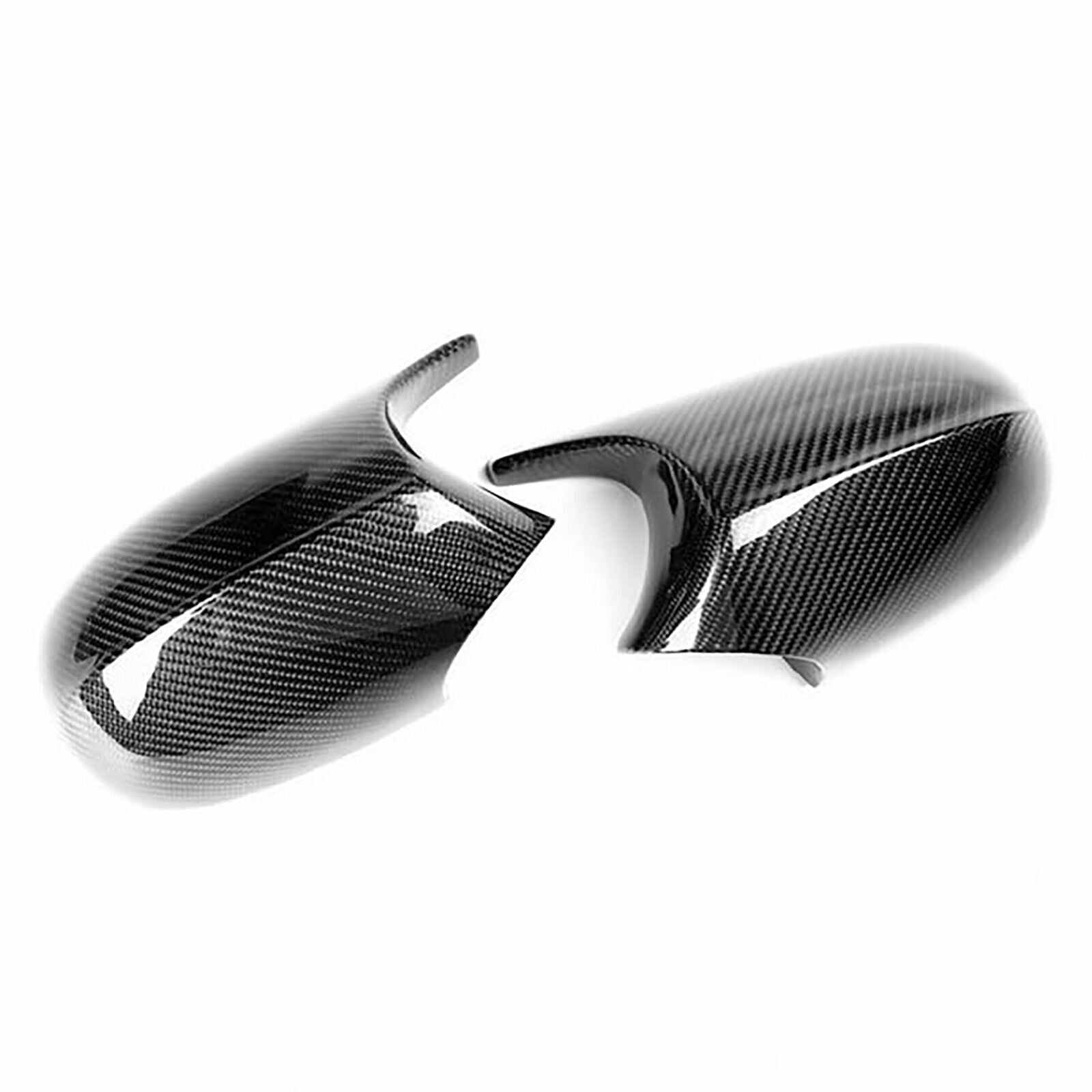 2X Carbon Fiber Mirror Cover Cap for BMW E90 E92 E93 LCI 323I 328I 335I M3 Style