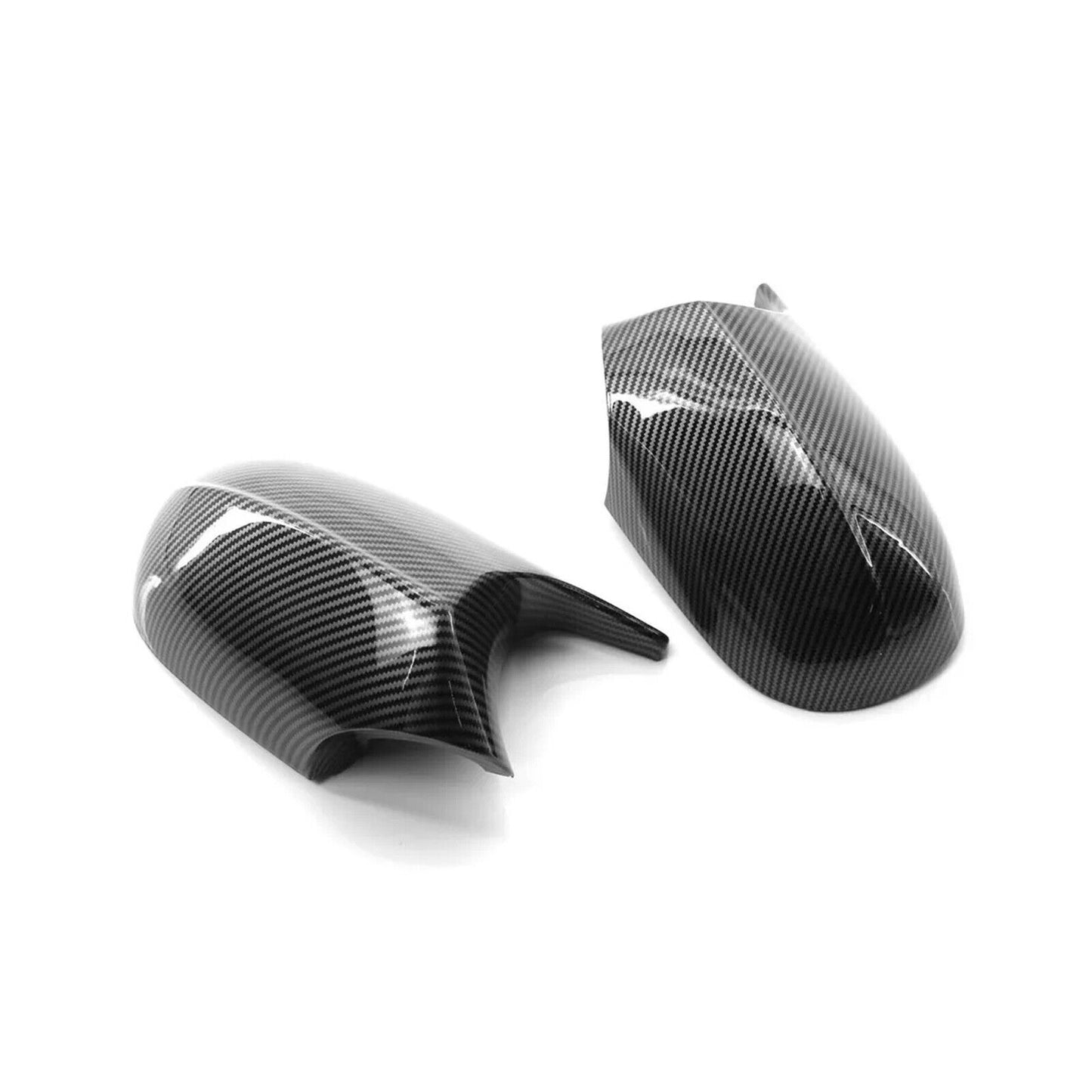 2X Carbon Fiber Mirror Cover Cap for BMW E90 E92 E93 LCI 323I 328I 335I M3 Style