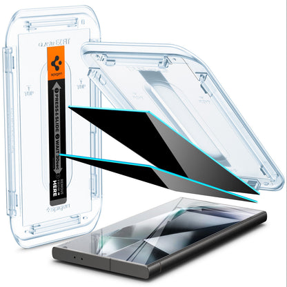 Spigen Glastr Ezfit Privacy Screen Protector for Galaxy S24 Ultra, S24 Plus, S24