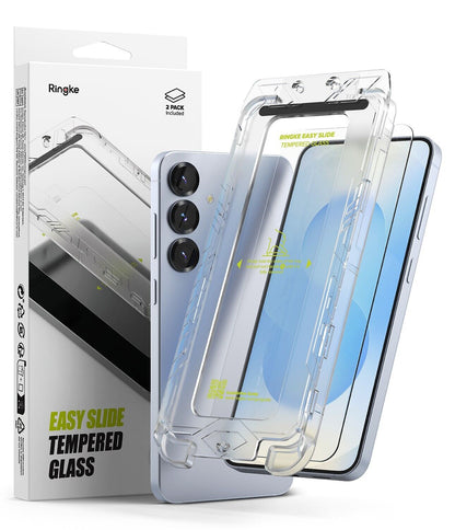 For Galaxy S25 Ultra/Plus/S25 | Ringke [Easy Slide / Privacy] Tempered Glass 2P