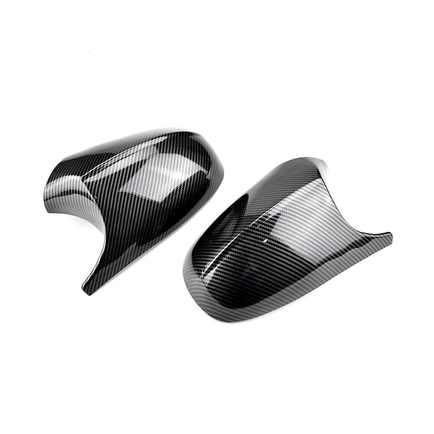 2X Carbon Fiber Mirror Cover Cap for BMW E90 E92 E93 LCI 323I 328I 335I M3 Style