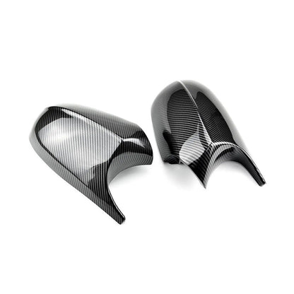 2X Carbon Fiber Mirror Cover Cap for BMW E90 E92 E93 LCI 323I 328I 335I M3 Style