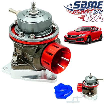 FV 40Mm BOV Blow off Valve Kit RED for Honda Civic, Hyundai Veloster Genesis