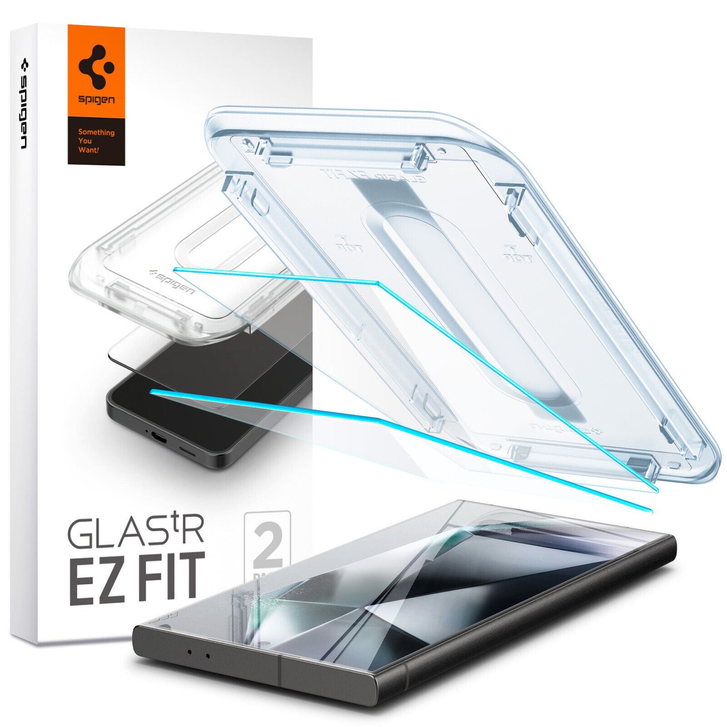 Spigen Glastr Ezfit Screen Protector for Samsung Galaxy S24 Ultra | S24+ | S24