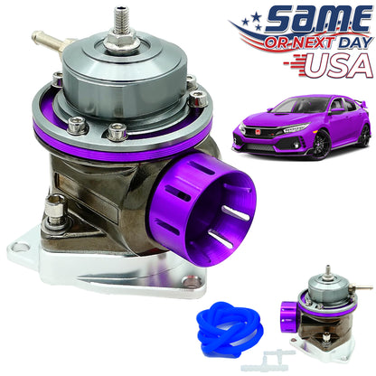 FV 40Mm BOV Blow off Valve Kit PURPLE for Honda Civic, Accord, Hyundai Veloster