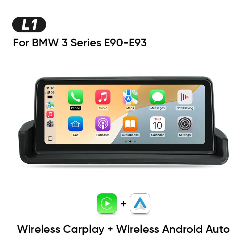 Car Radio for BMW 3 Series E90 E91 E92 2005 2006 2007 2008 2009 2010 2011 Multimedia Player Wireless Carplay Android Auto