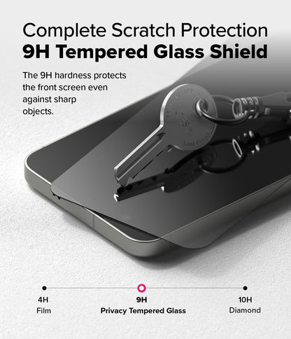 For Galaxy S25 Ultra/Plus/S25 | Ringke [Easy Slide / Privacy] Tempered Glass 2P