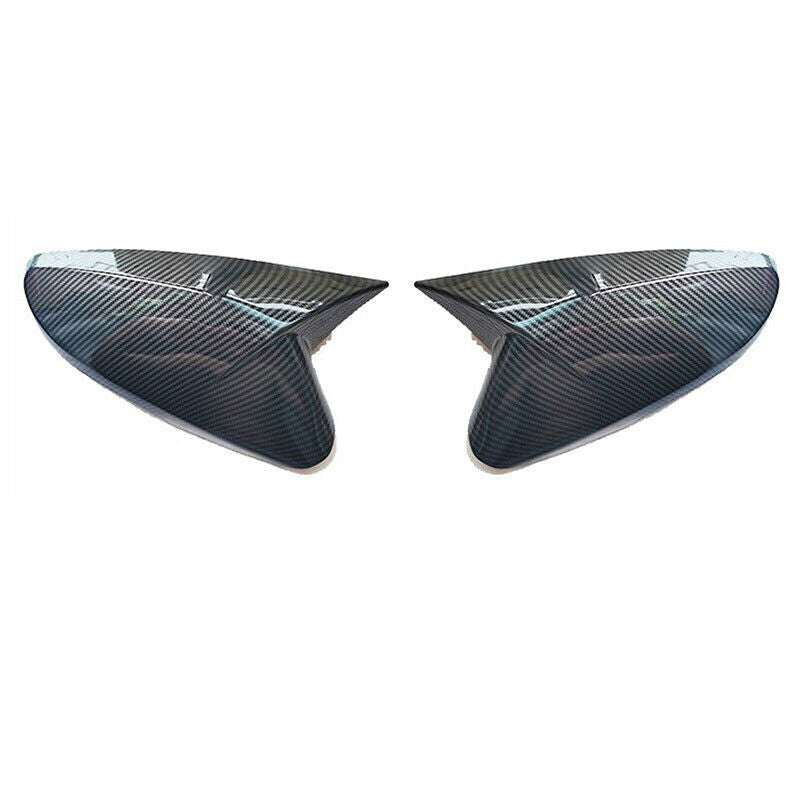 2PCS for Hyundai Veloster 2012-2017 Carbon Fiber OX Rear View Mirror Cover Trim