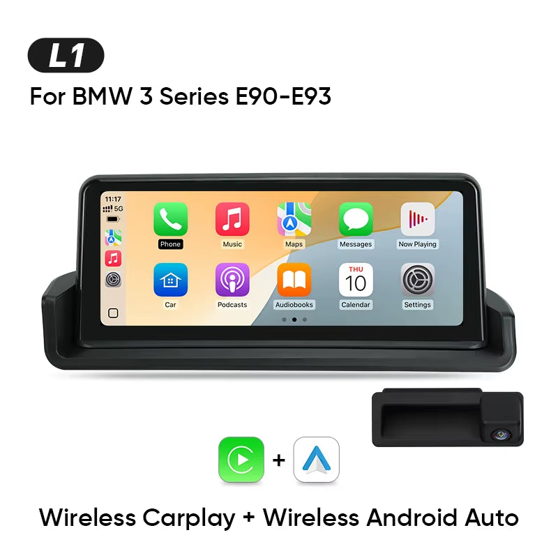 Car Radio for BMW 3 Series E90 E91 E92 2005 2006 2007 2008 2009 2010 2011 Multimedia Player Wireless Carplay Android Auto