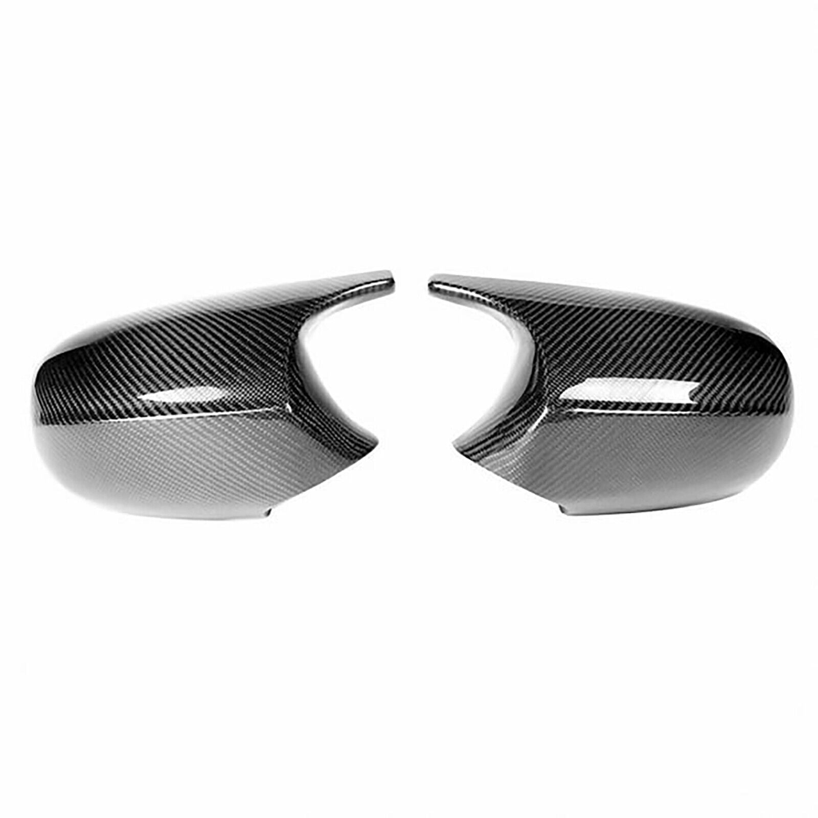 2X Carbon Fiber Mirror Cover Cap for BMW E90 E92 E93 LCI 323I 328I 335I M3 Style