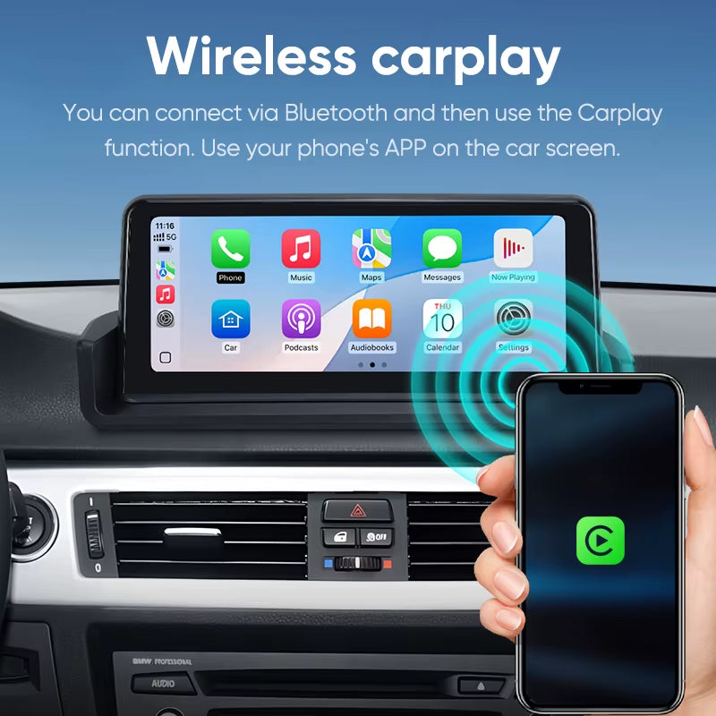 Car Radio for BMW 3 Series E90 E91 E92 2005 2006 2007 2008 2009 2010 2011 Multimedia Player Wireless Carplay Android Auto