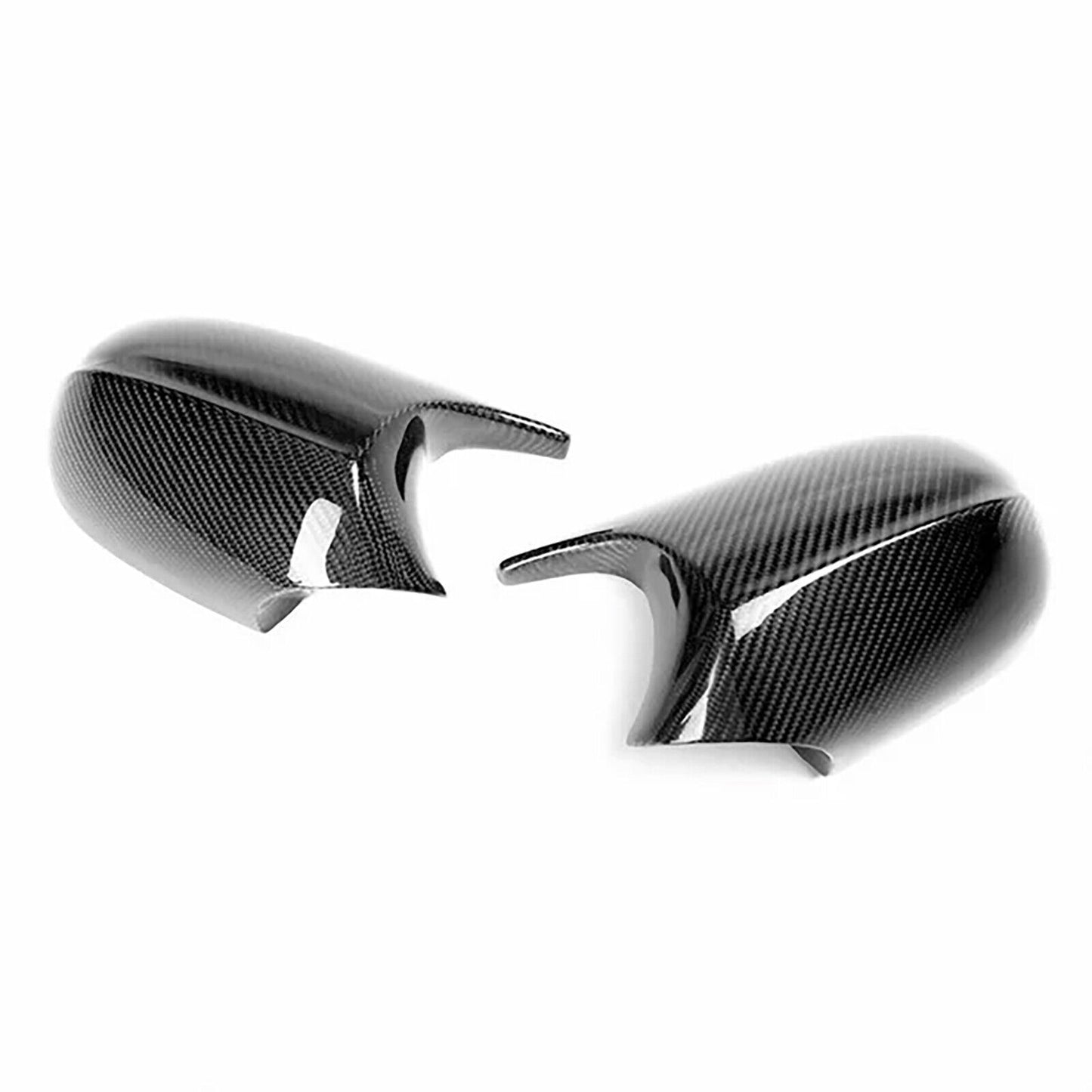 2X Carbon Fiber Mirror Cover Cap for BMW E90 E92 E93 LCI 323I 328I 335I M3 Style