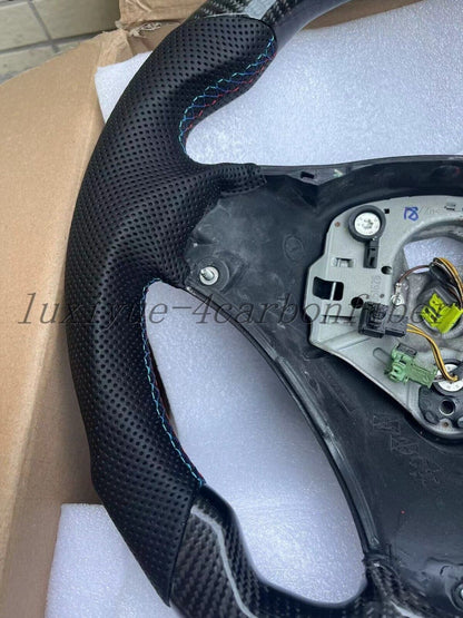 For BMW 3 Series E90 E91 E92/1 Series E81 E82 Carbon Fiber Steering Wheel Frame